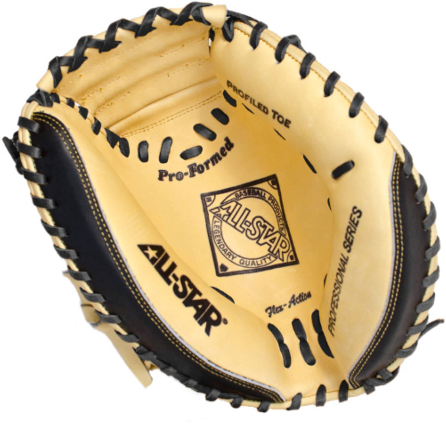All Star CM3100SBT 33,5 Inch Leather Baseball Catcher's Mitt | Left Hand Catch