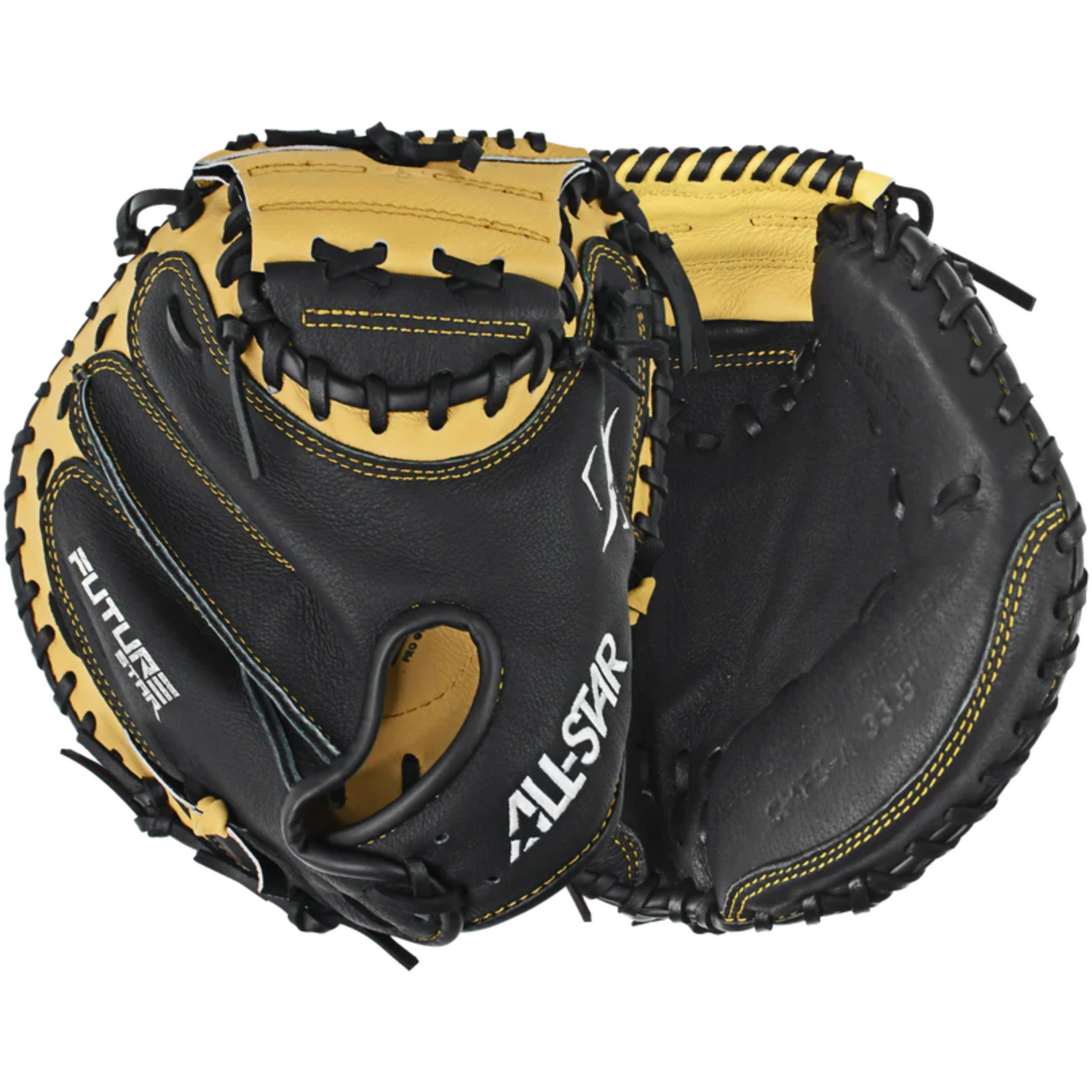 All Star CM-FS-A Adult Future Star Series 33,5 Inch Leather Baseball Catcher Mitt | Left Hand Catch