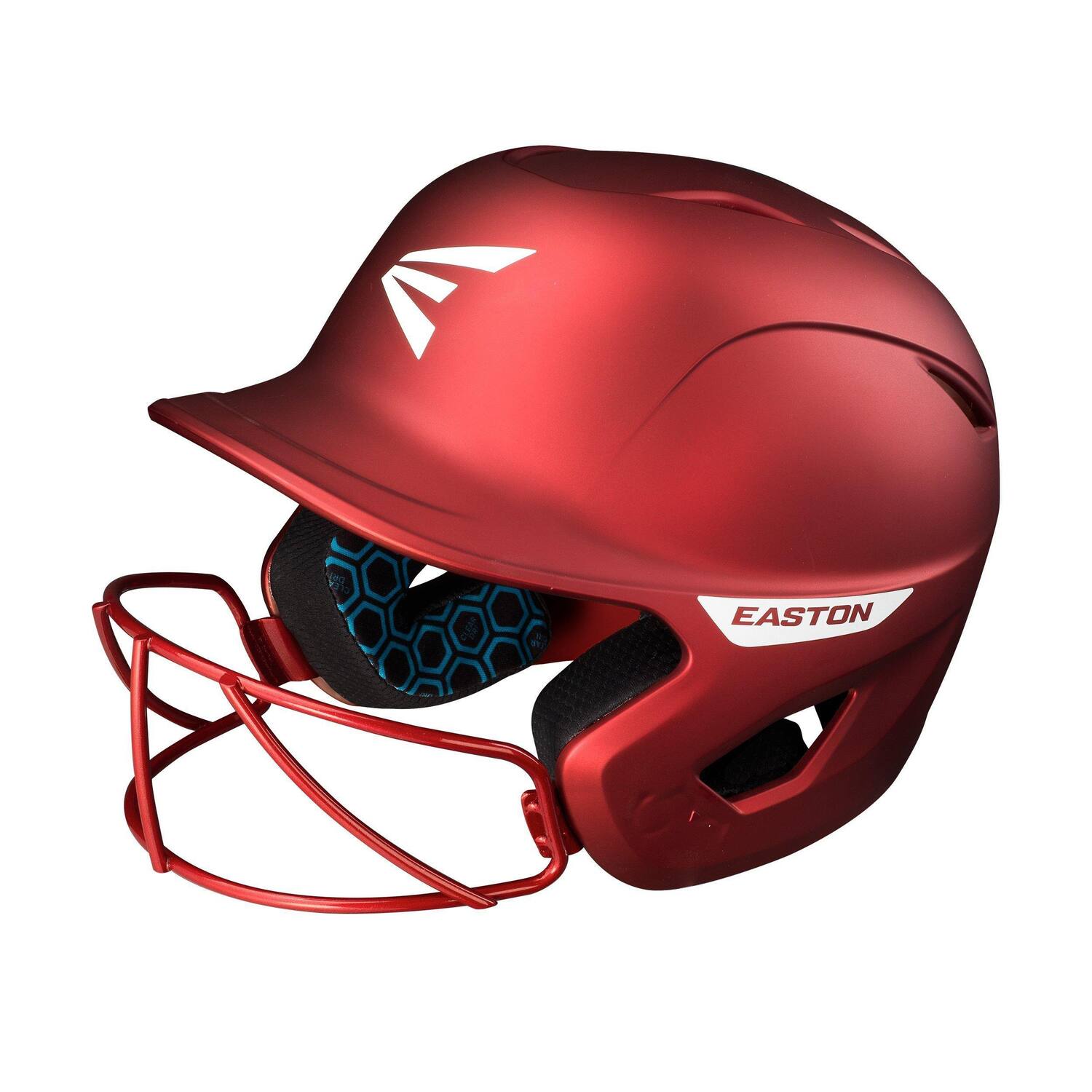 Easton Ghost Fastpitch Softball Batting Helmet w/Mask for Women | M/L Red