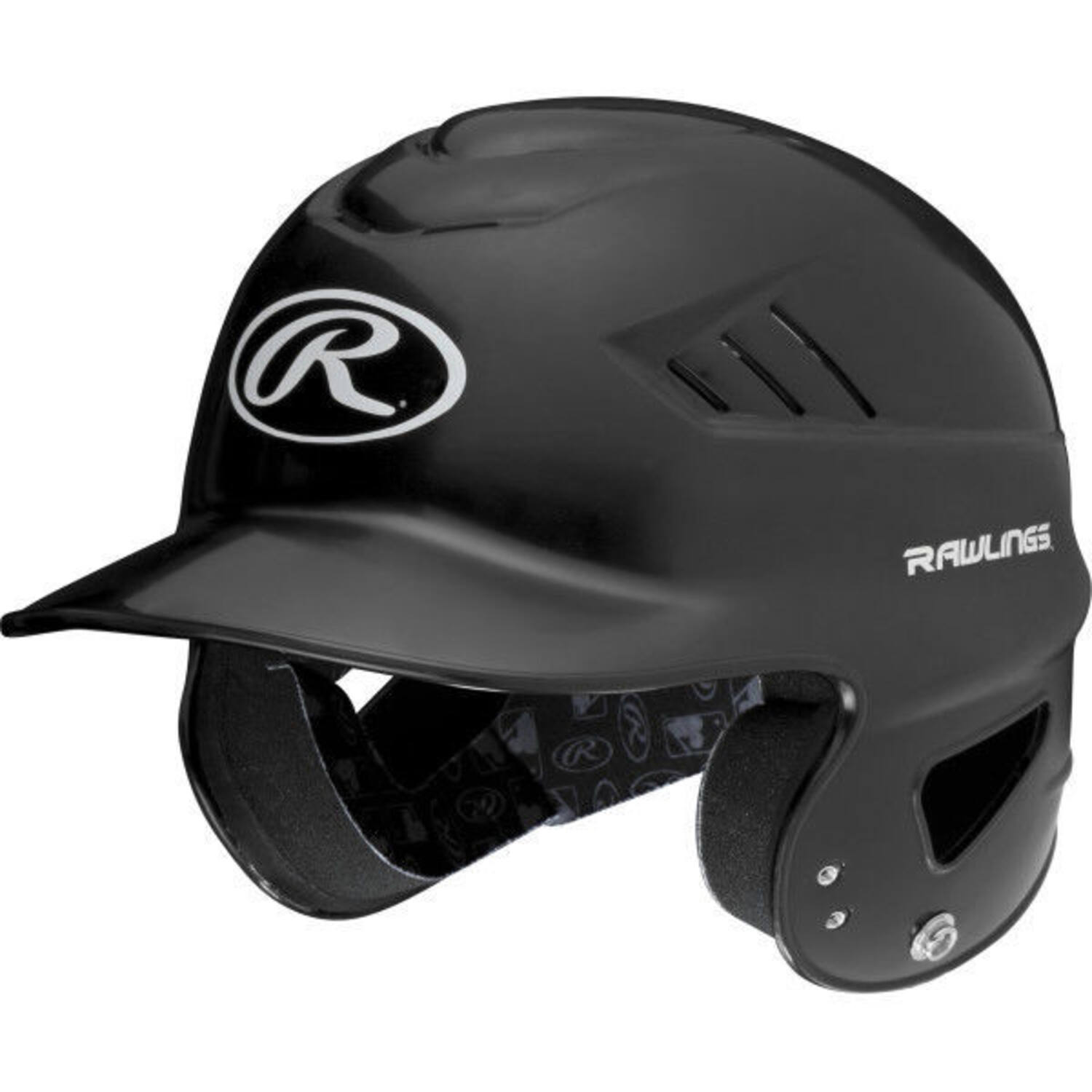 Rawlings RCFH Coolflo Adult Baseball Batting Helmet Color Black