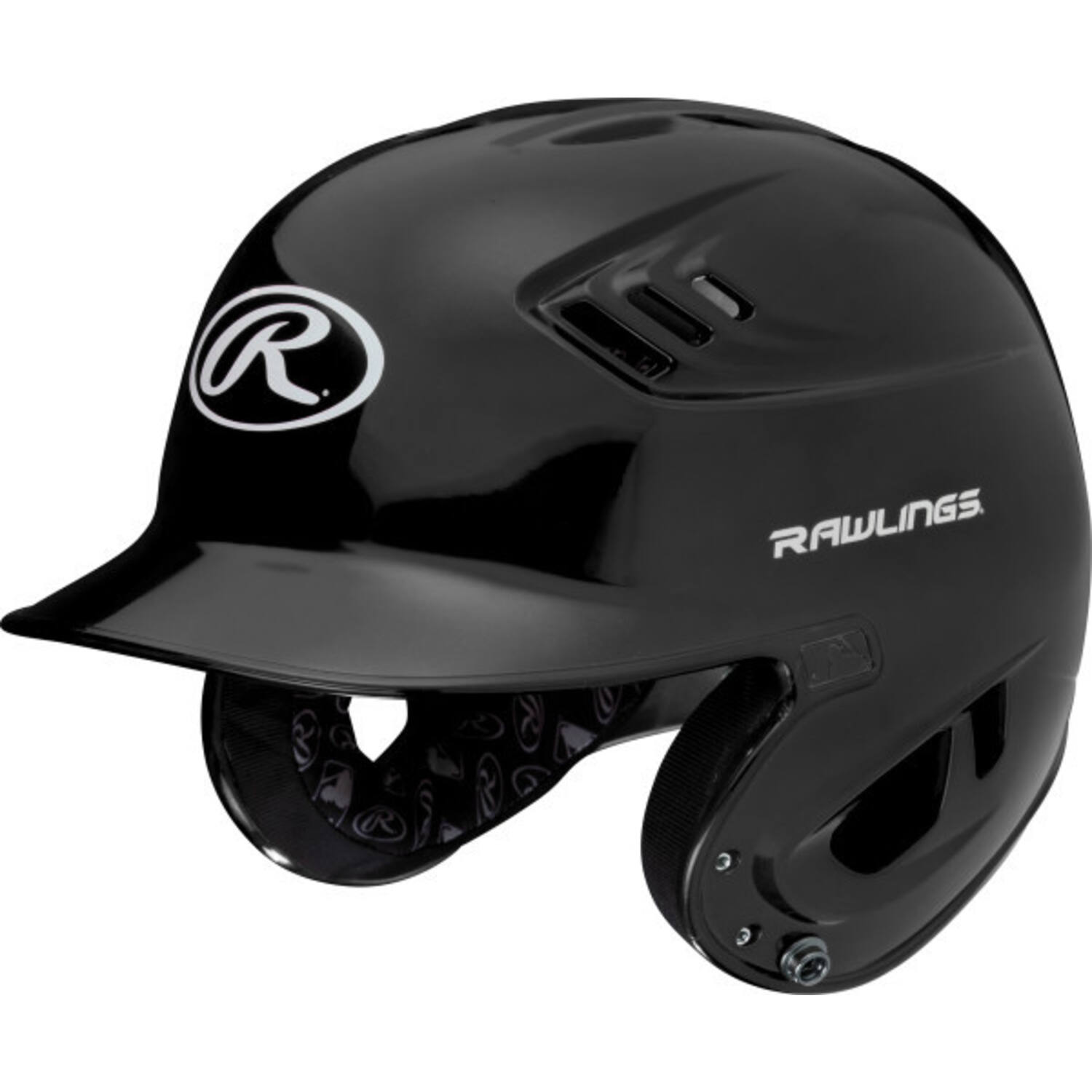 Rawlings R1601S VELO Series Heat Exchange Baseball Batting Helmet | Adult Color Black