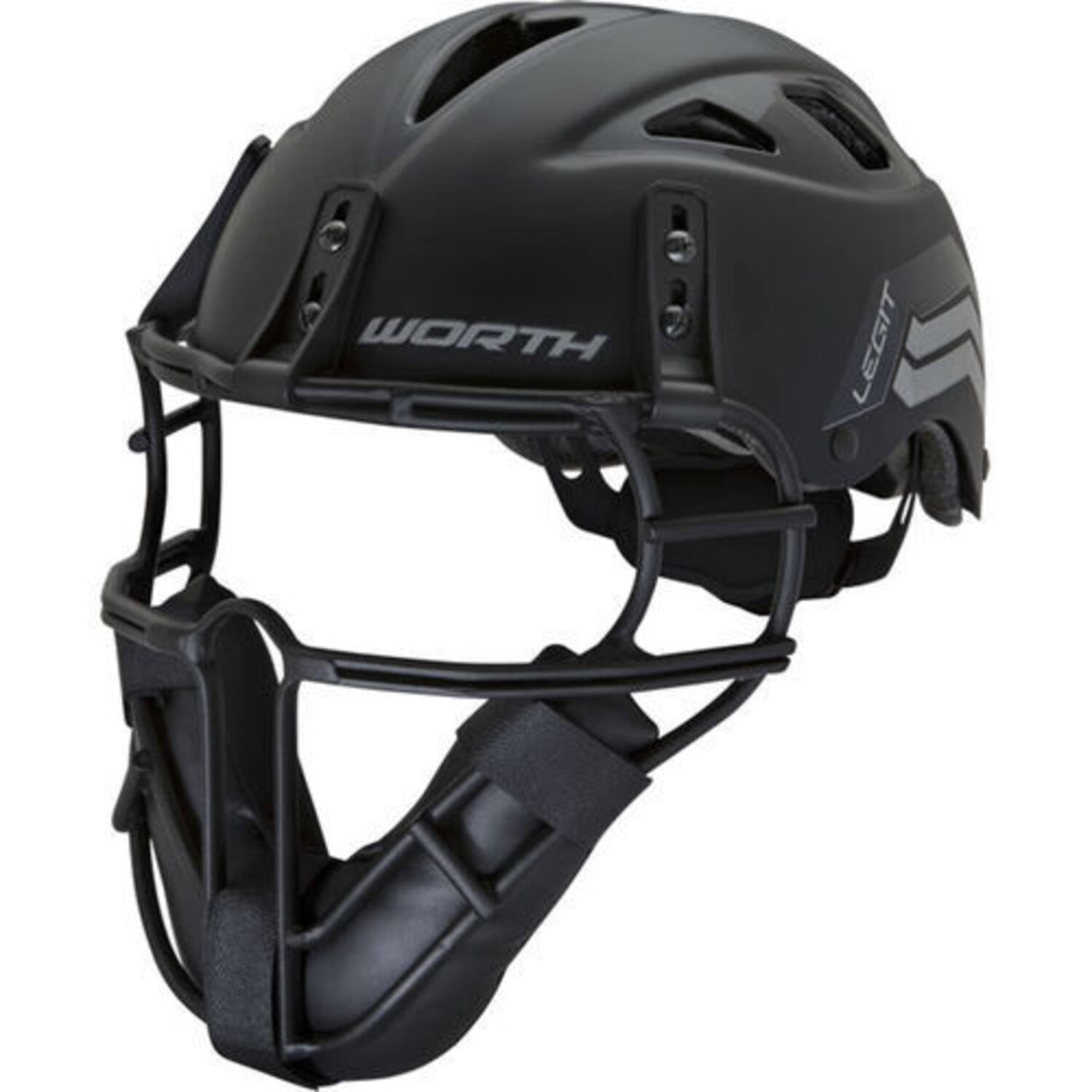 Worth LGTPH Legit Softball Pitchers Molded Helmet | One Size Color Black