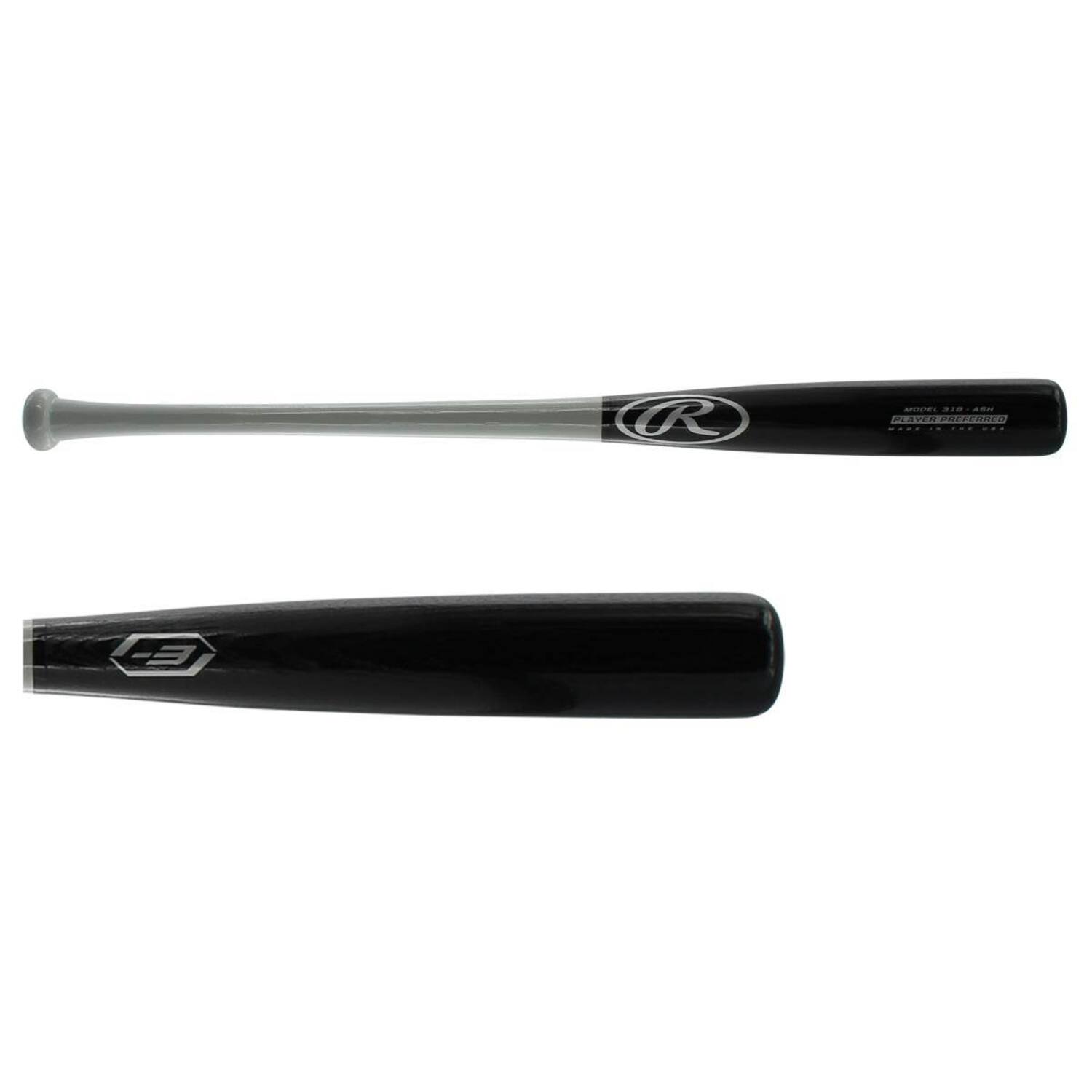 Rawlings 318RAW Player Preferred Ash Wood Bat 34 inch Size
