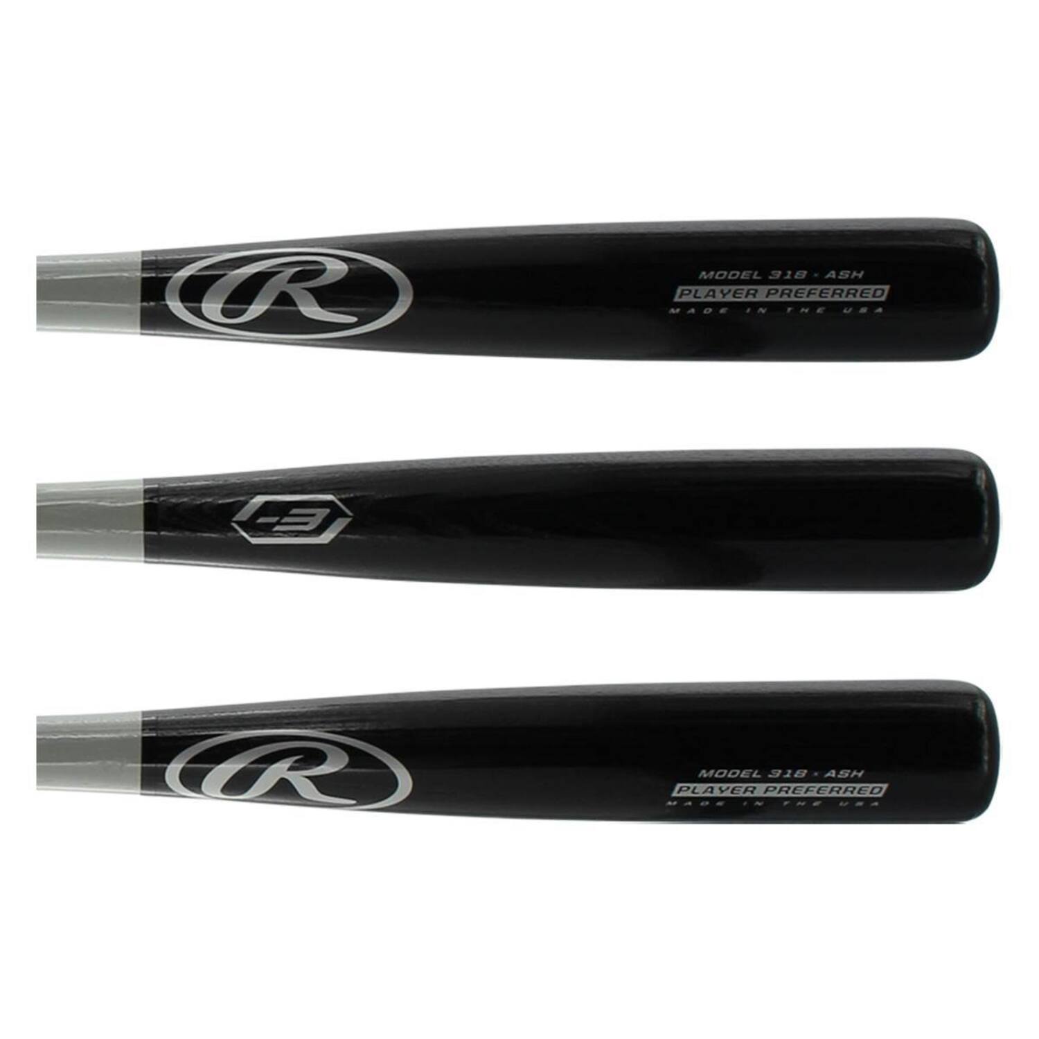 Rawlings 318RAW Player Preferred Ash Wood Bat 34 inch Size