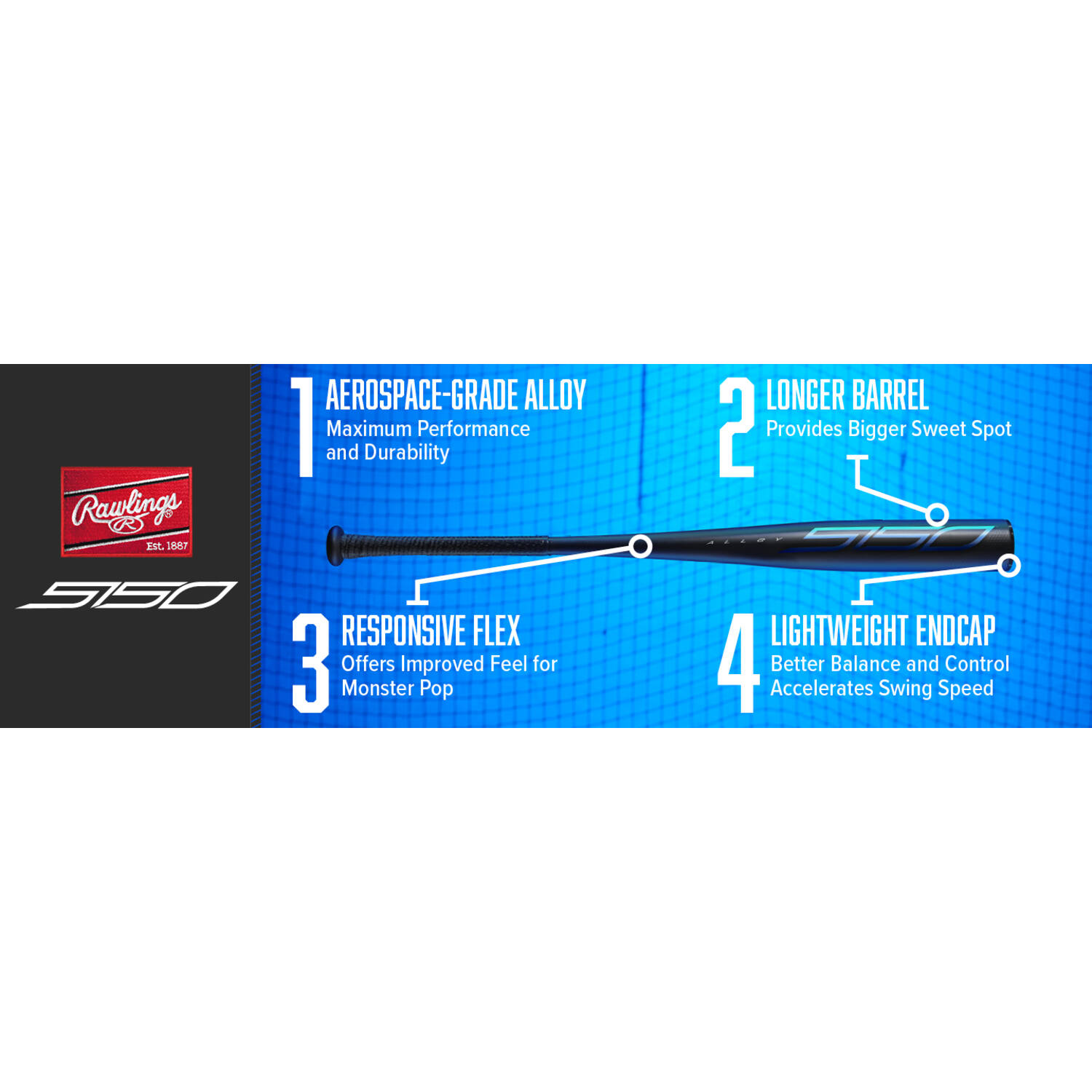 Rawlings TB1511 5150 T-Ball (-11) 25 inch Size