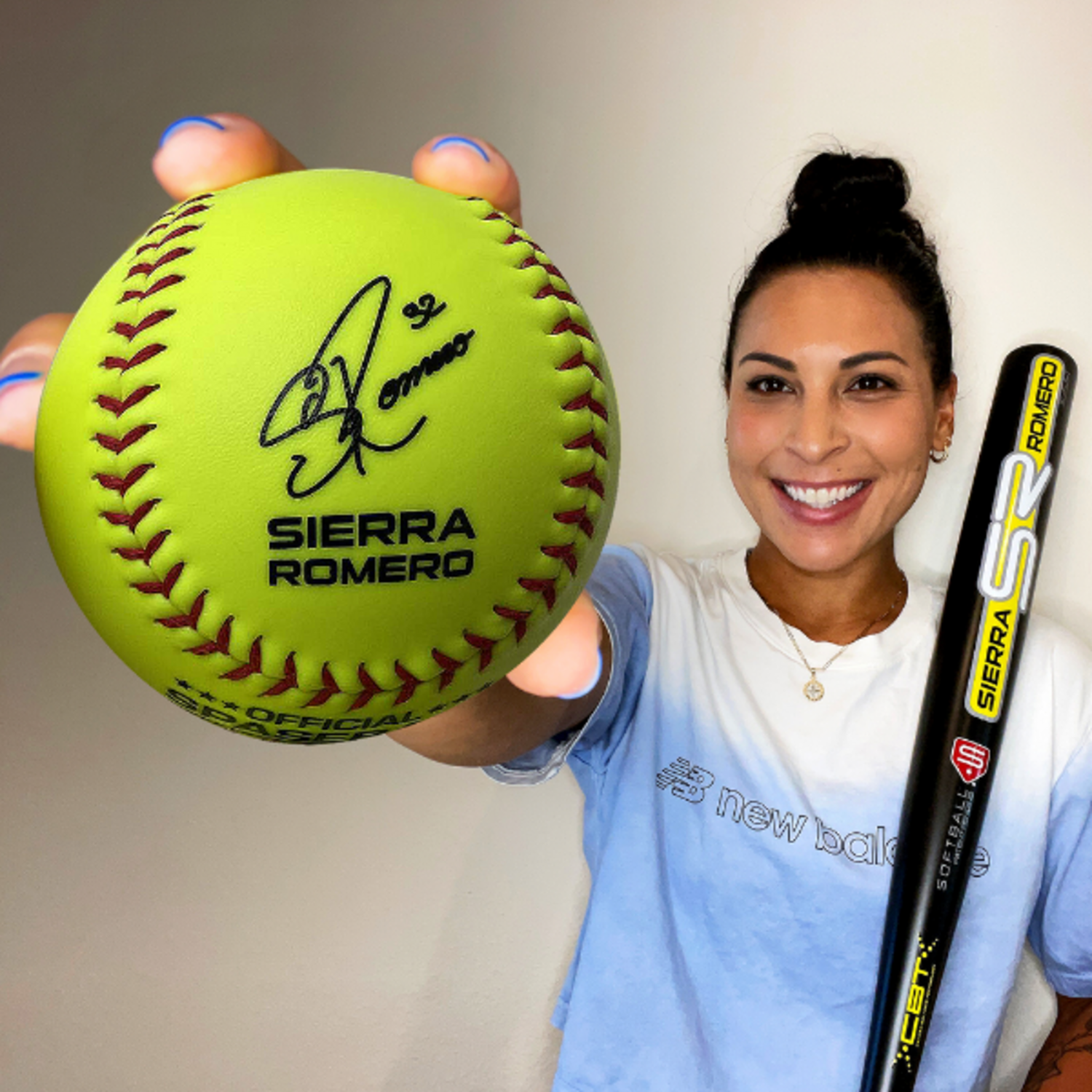SweetSpot SSB Sierra Romero Bat Bat/Ball Combo 34 inch Size