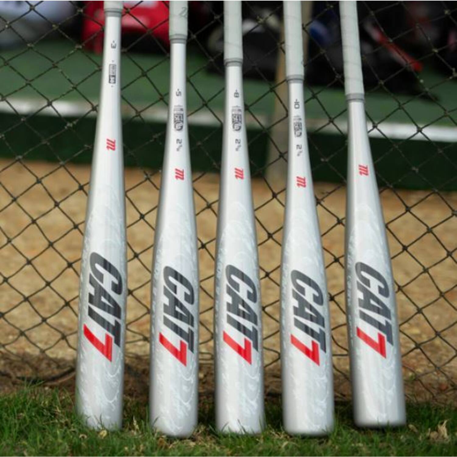 Marucci MCBC72S CAT7 Silver BBCOR (-3) 33 inch Size