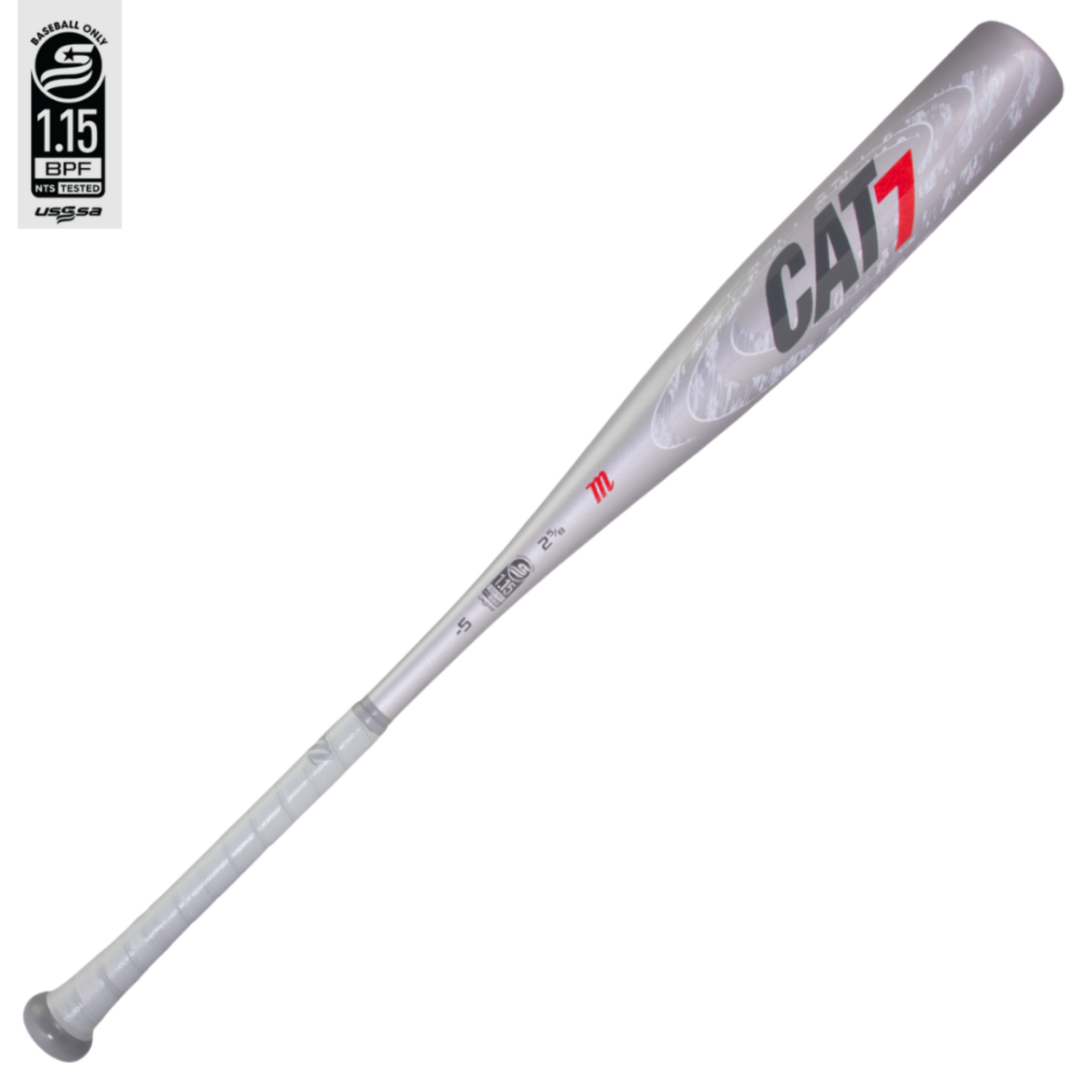 Marucci MSBC7210S CAT7 Silver (-10) 2 3/4 30 inch Size