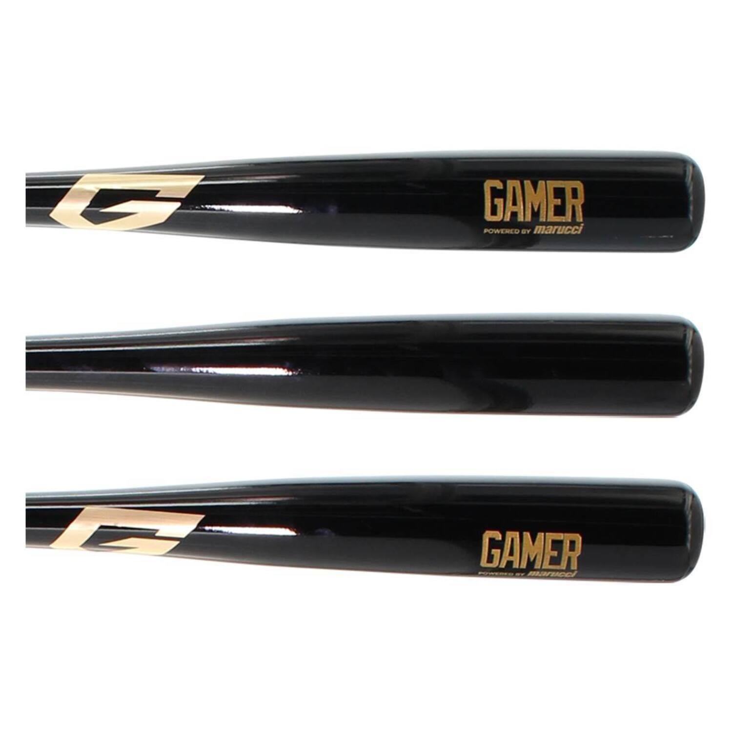 Marucci MVEGMR-BK Gamer PBM Black Maple 33 inch Size