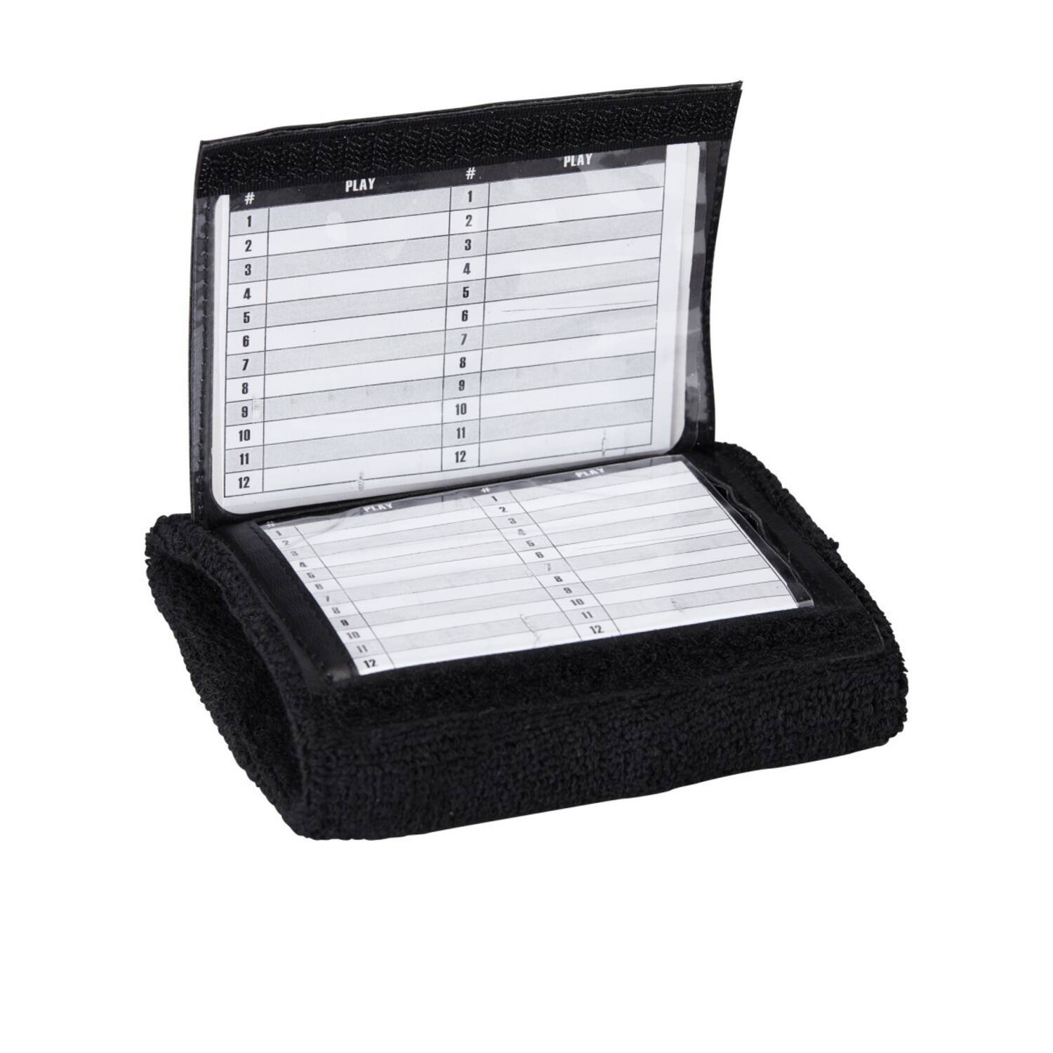 Wilson 5 Inch 3 Play Wrist Coach | Football Playbook Communication Tool 