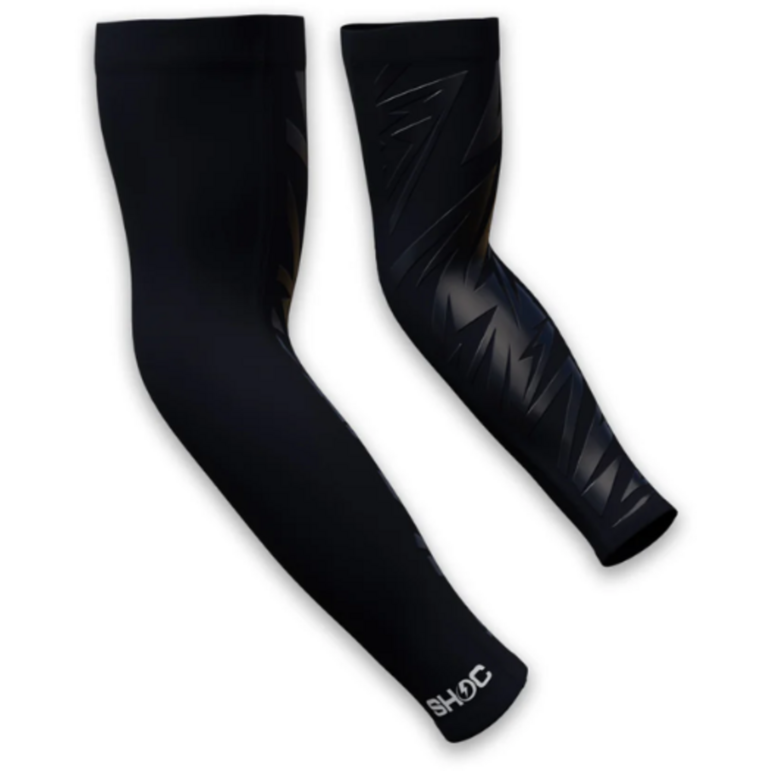 SHOC Super Grip Compression Arm Sleeve (Small Log L/XL Black