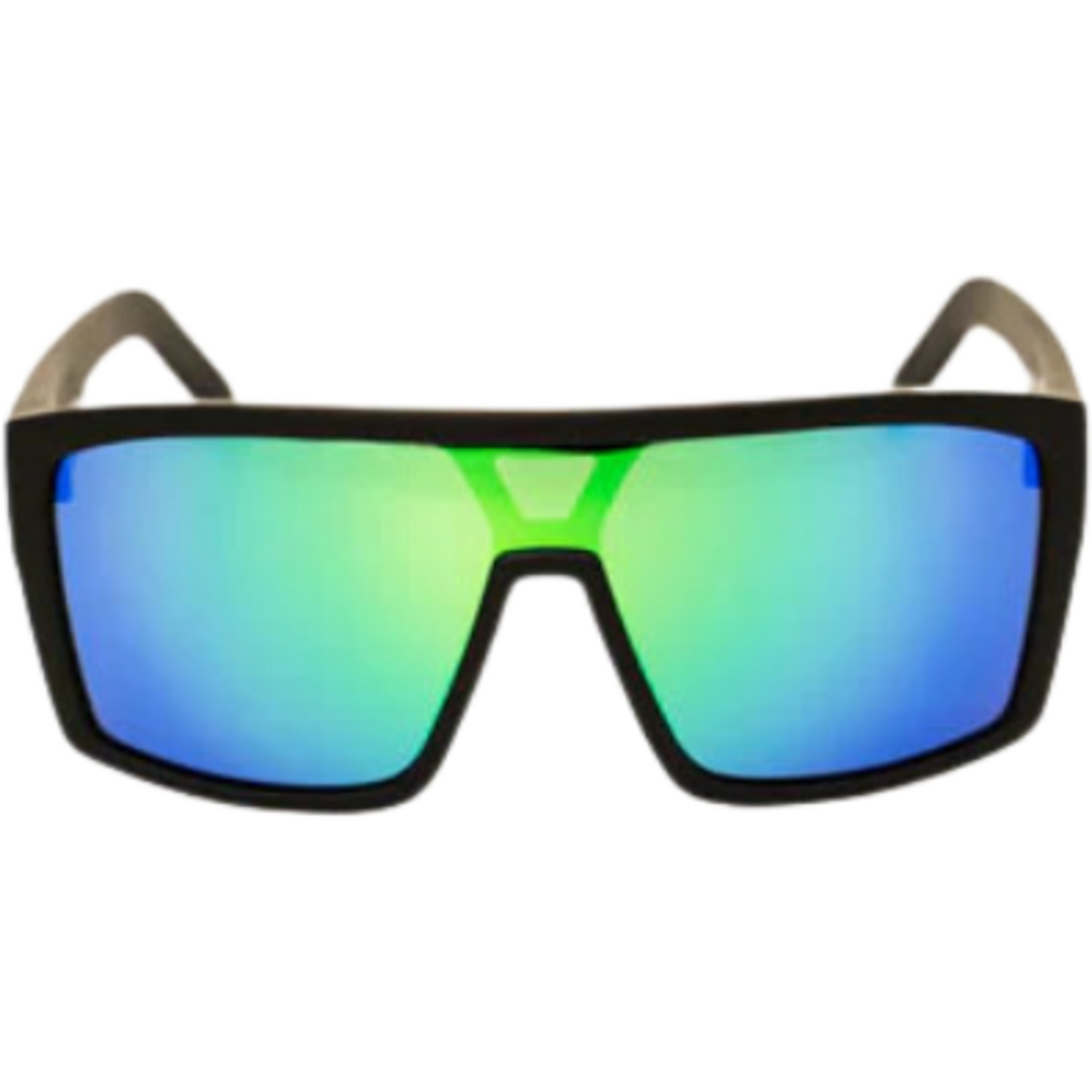 SHOC Sunglasses Gloss Black Frame Color Northern Lights
