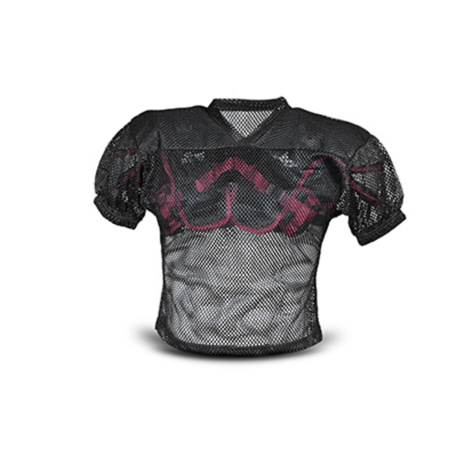 All Star FBJ2A Adult Porthole Mesh w/Double PM Yo L/XL Black