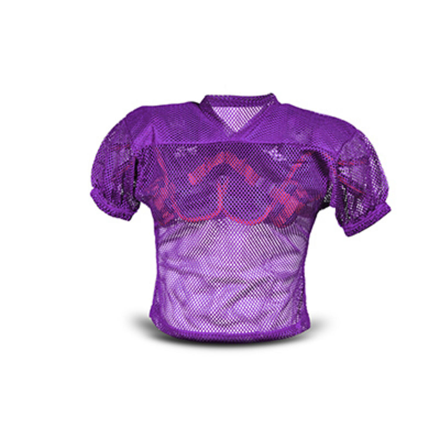 All Star FBJ2A Adult Porthole Mesh w/Double PM Yo S/M Purple