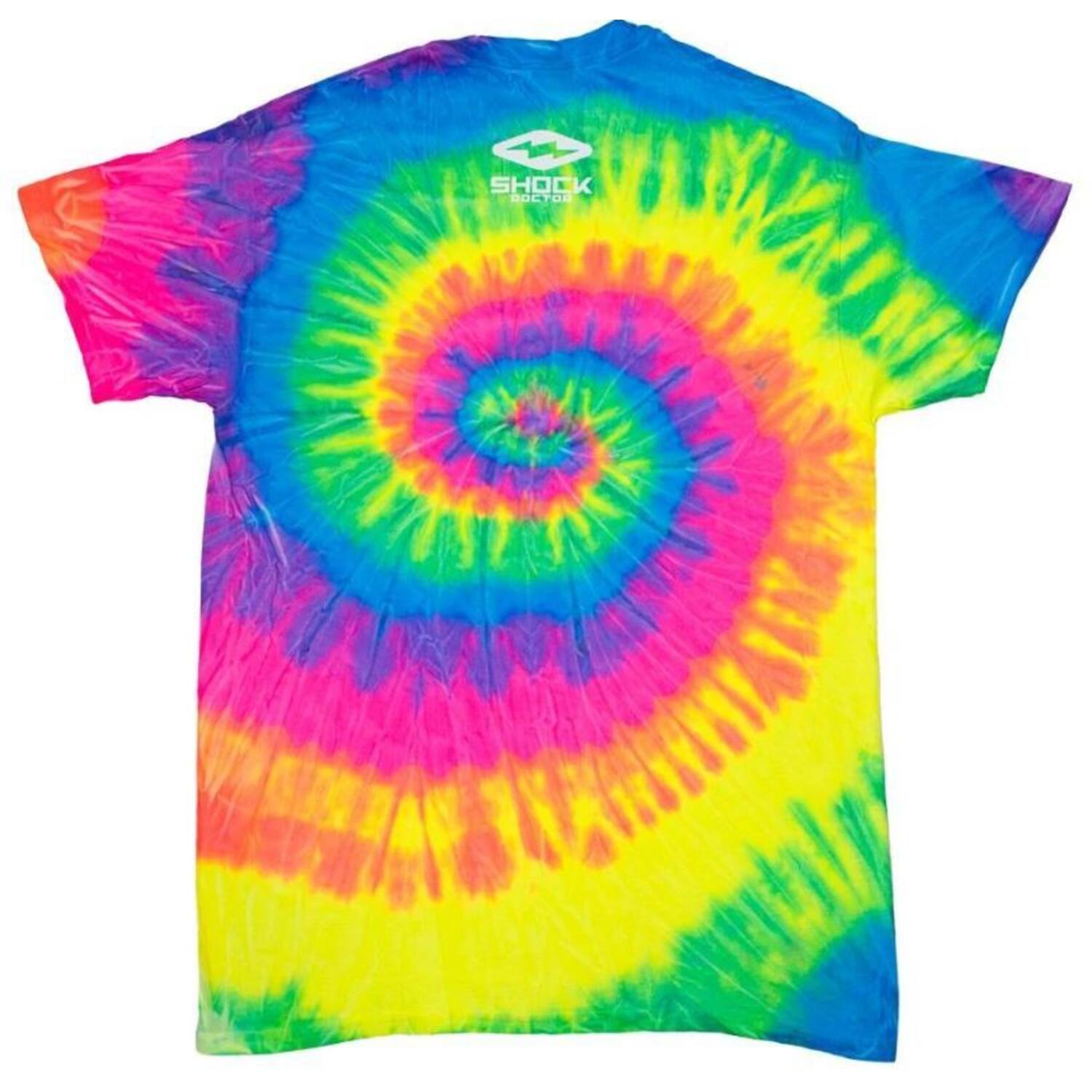 Shock Doctor Shock Drip Multi Tie-Dye SS T Youth M Size