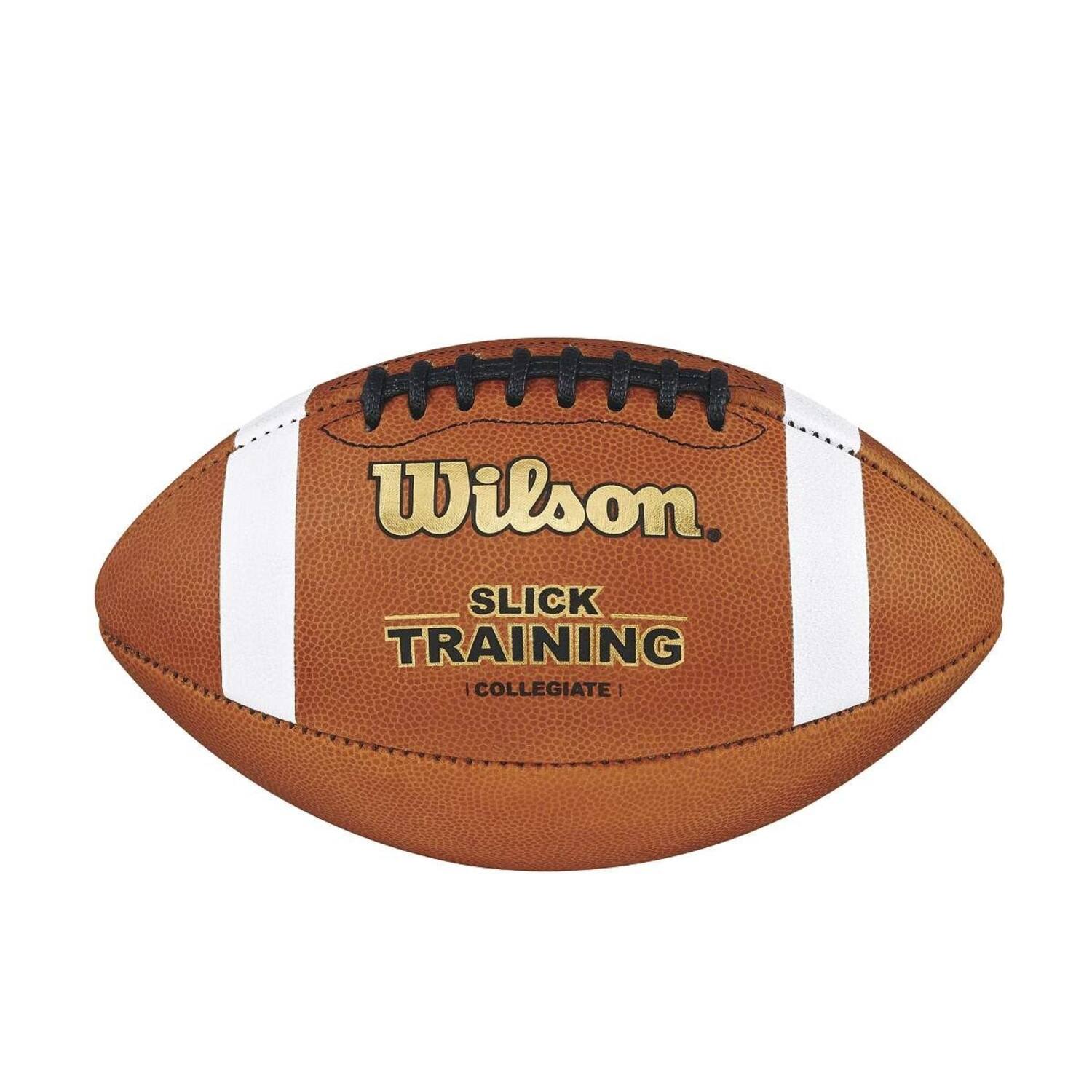 Wilson Exclusive 863 Leather WTF1245ID Slick Training American Football Ball with ACL Laces