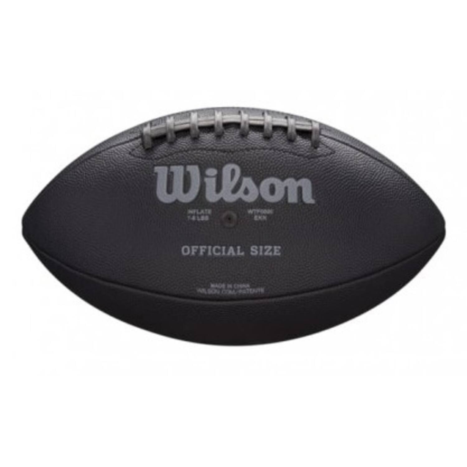 Wilson WTF1846XB NFL Jet Black Official Size American Football Ball
