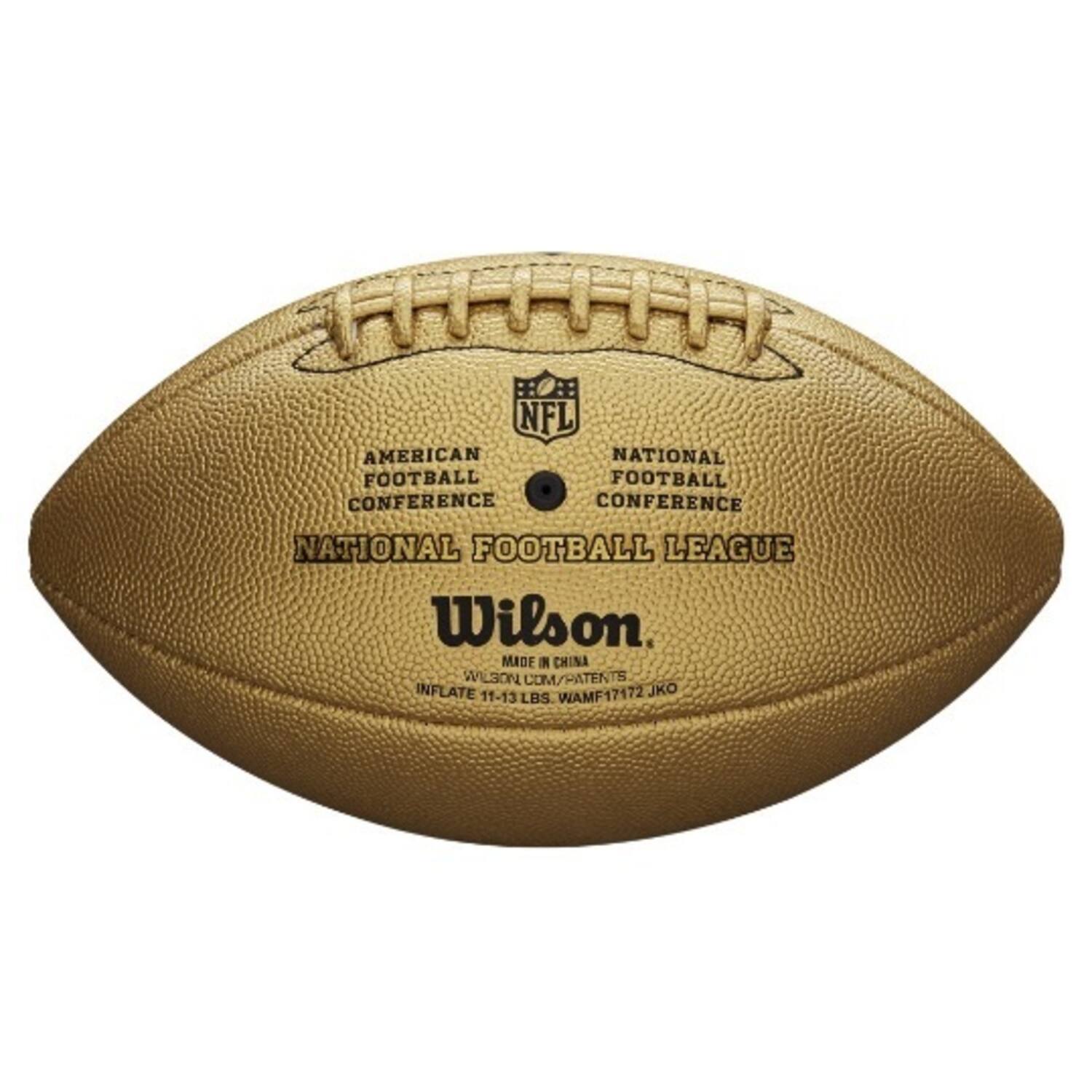 Wilson WTF1826XB Duke Metallic Edition Official Size American Football Ball Gold