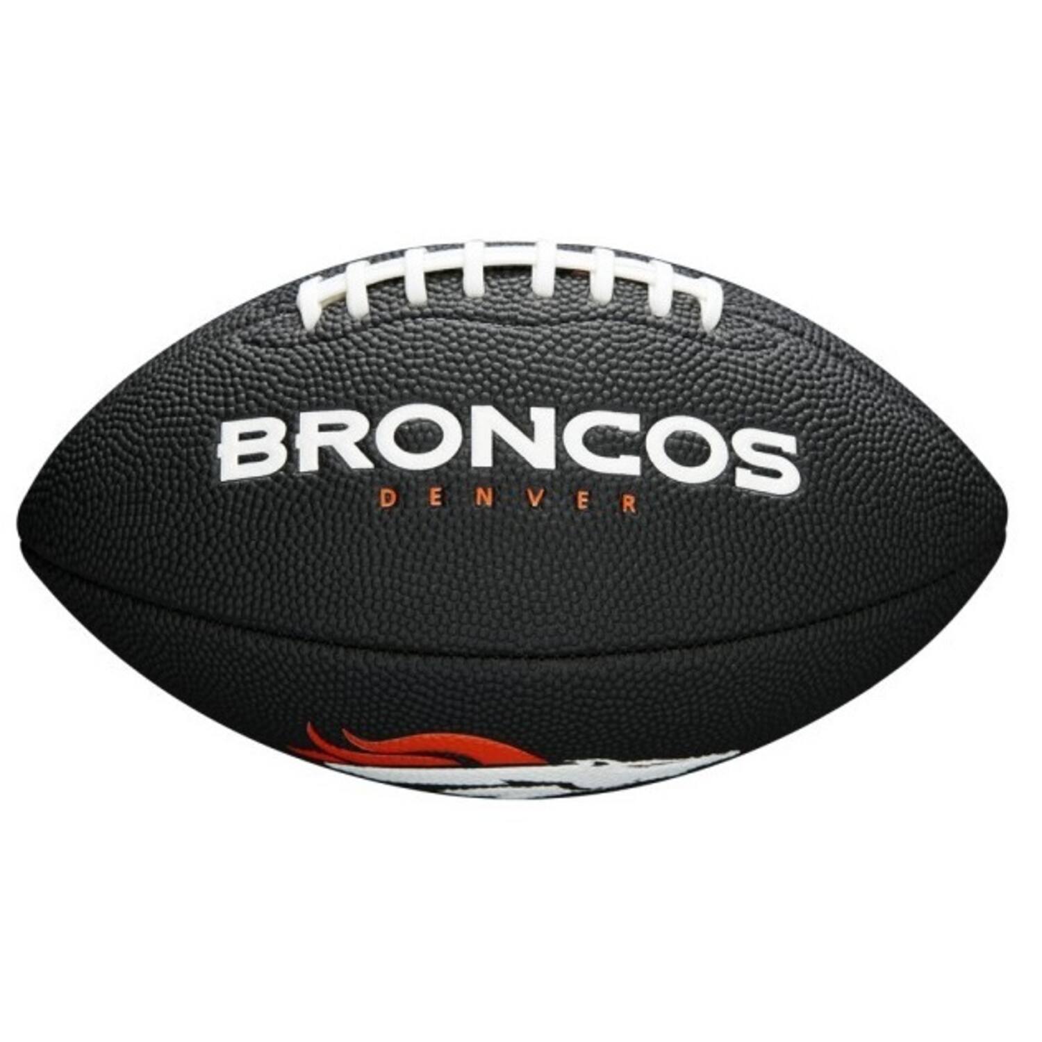 Wilson F1533XB Black Edition NFL Mini Soft Touc Team Broncos