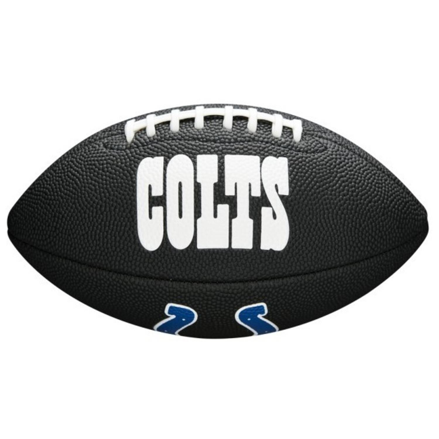 Wilson F1533XB Black Edition NFL Mini Soft Touch Team Colts