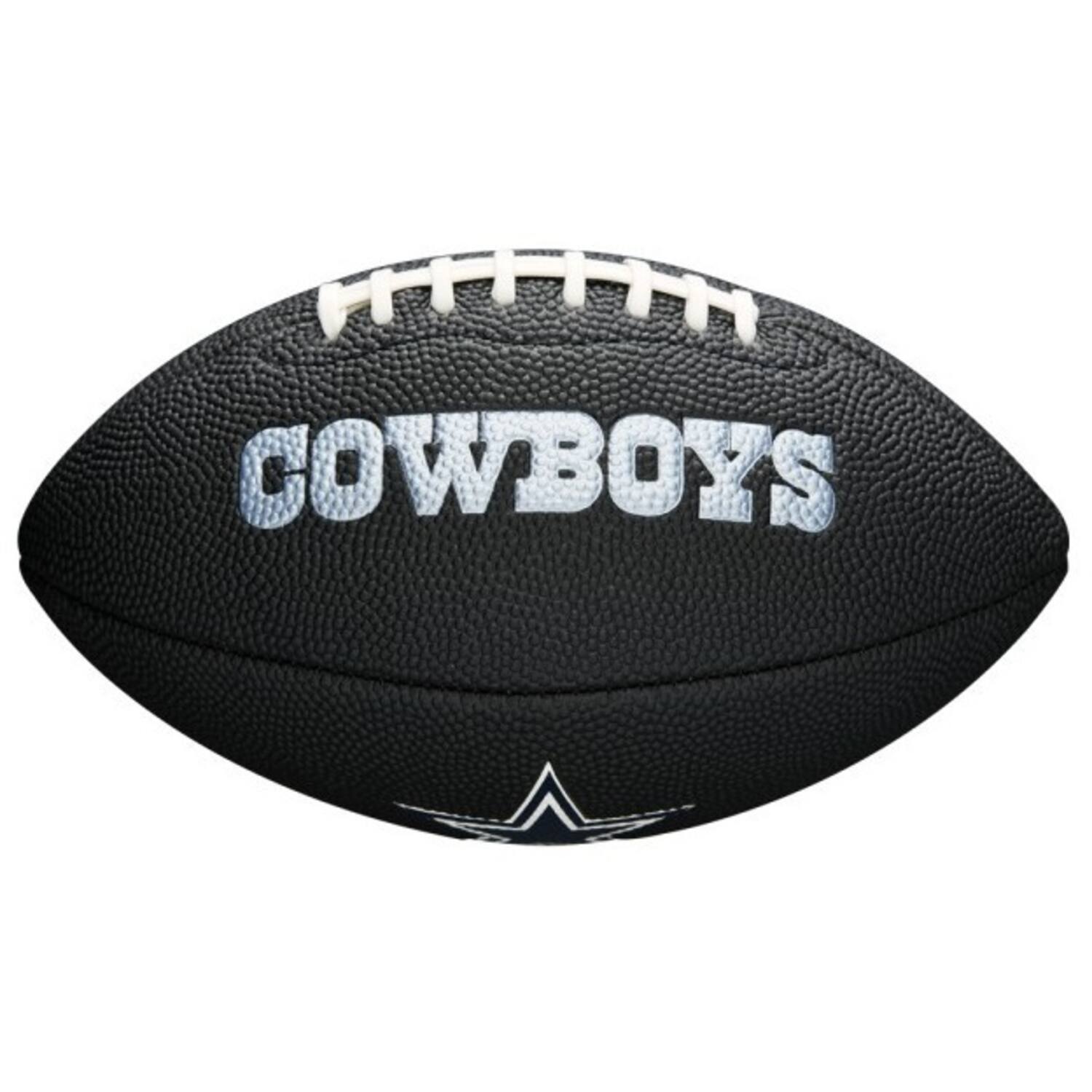 Wilson F1533XB Black Edition NFL Mini Soft Touc Team Cowboys