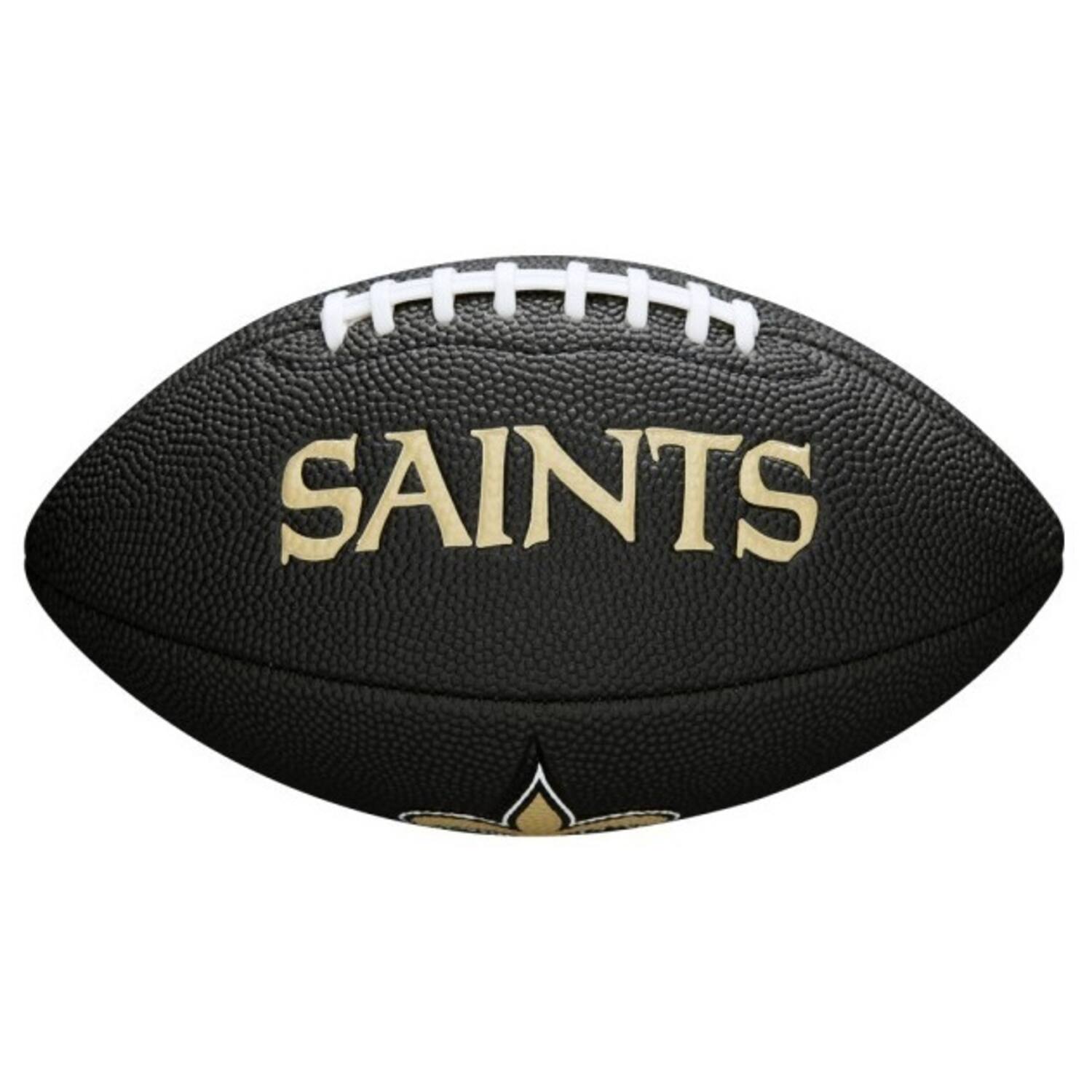 Wilson F1533XB Black Edition NFL Mini Soft Touch Team Saints