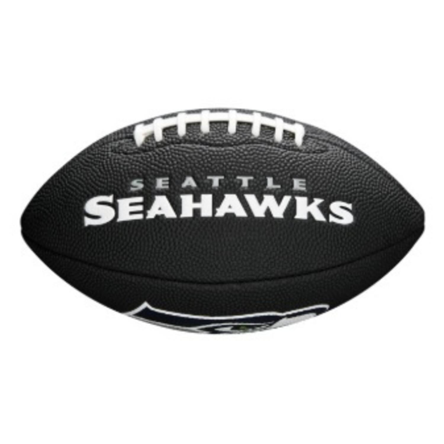 Wilson F1533XB Black Edition NFL Mini Soft Tou Team Seahawks
