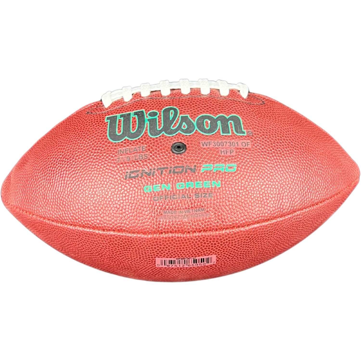 Wilson WTF3007301XBOF NFL Ignition Pro Eco Official Size American Football Ball