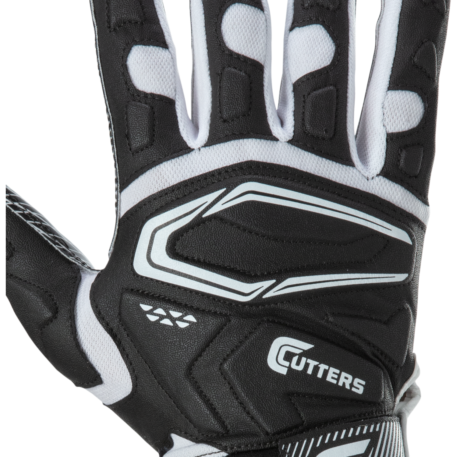 Cutters CG10240 Game Day Padded Glove 2.0 Youth L/XL Black