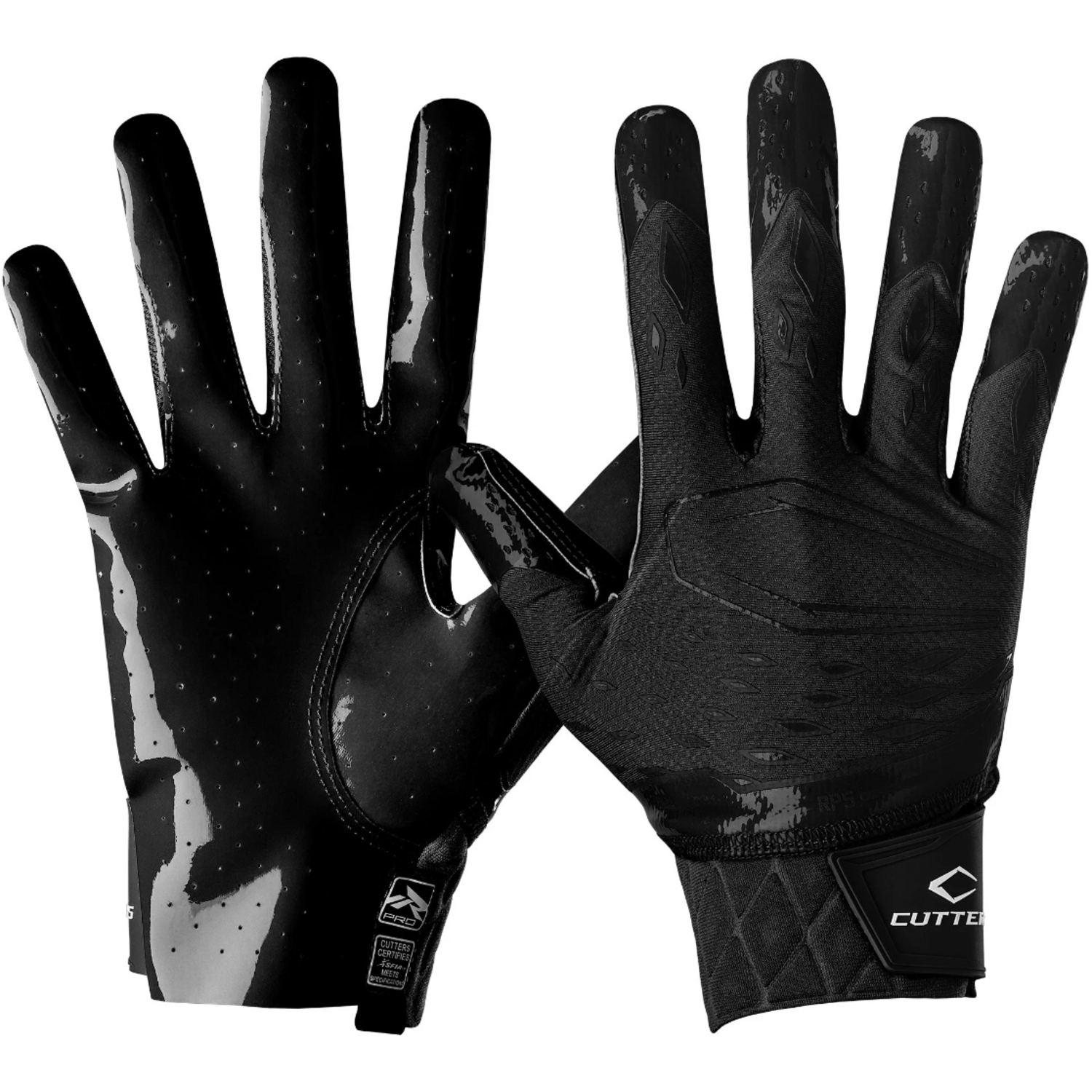 Cutters CG10440 Rev Pro 5.0 Receiver Gloves Solid L Black