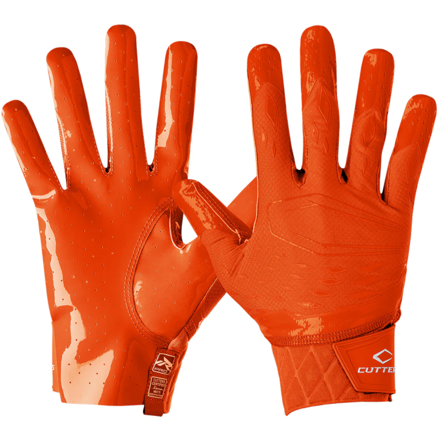 Cutters CG10440 Rev Pro 5.0 Receiver Gloves Solid S Orange