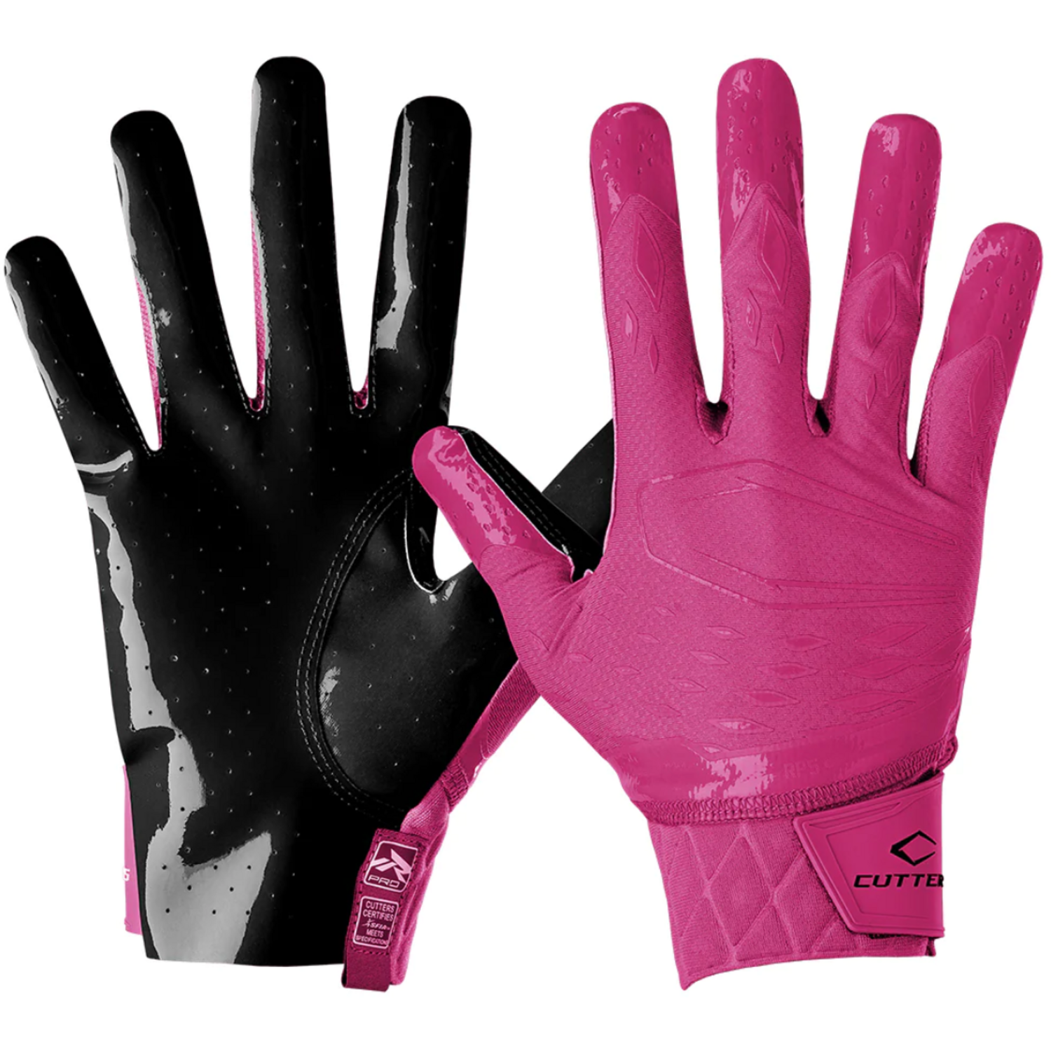 Cutters CG10440 Rev Pro 5.0 Receiver Gloves Solid M Pink