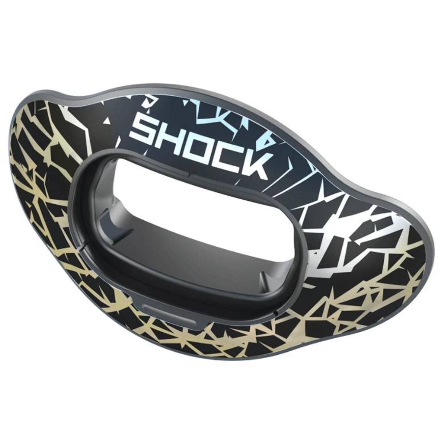Shock Doctor Shield Color BLK SLVR Shattered
