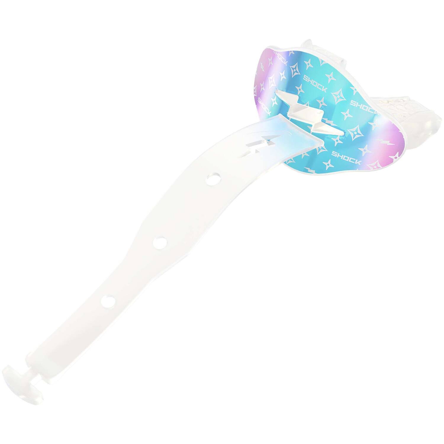 Shock Doctor Bolt Lip Guard Irid Clear/Iridescent White Lux