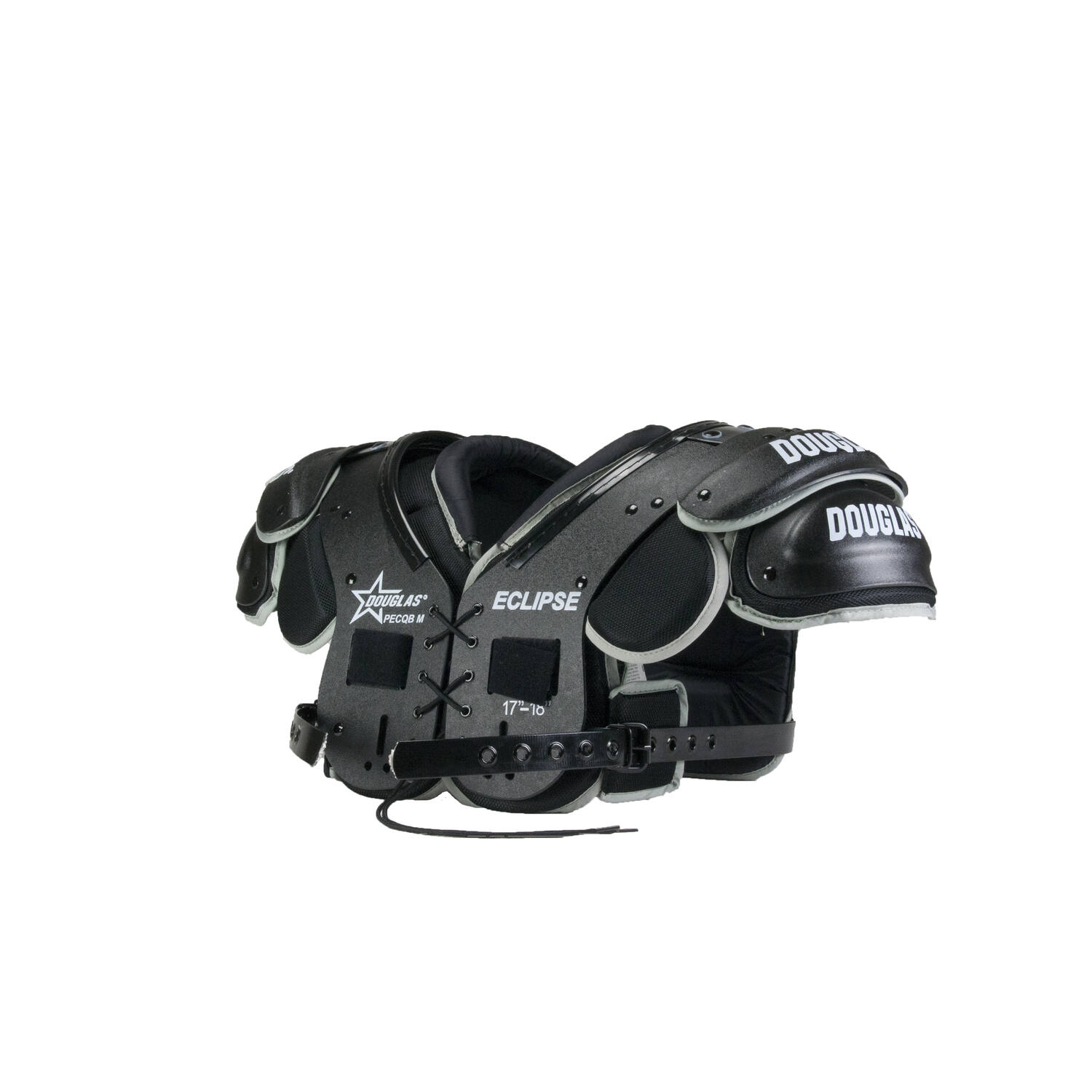 Douglas Eclipse PECQB Black Edition XL Size American Football Shoulder Pads