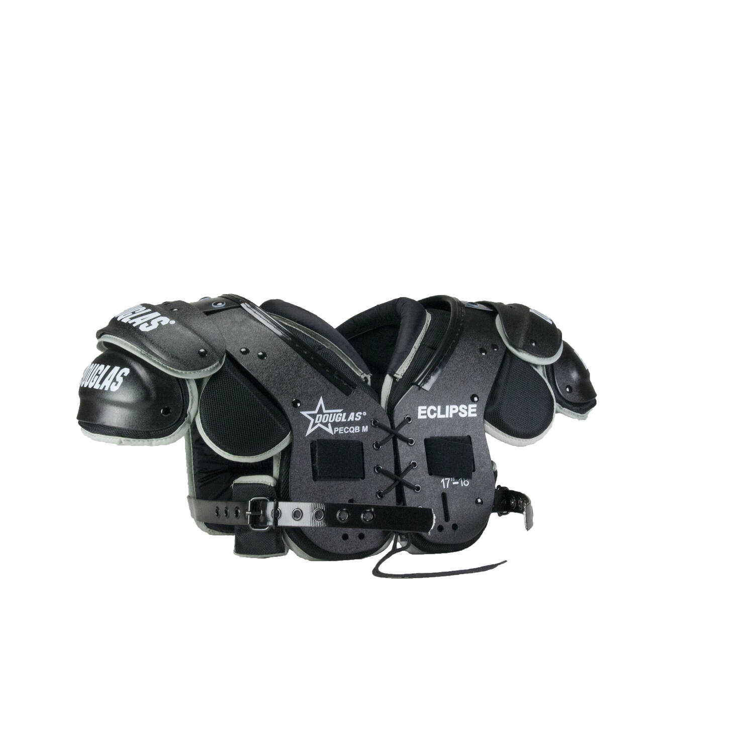 Douglas Eclipse PECQB Black Edition XL Size American Football Shoulder Pads