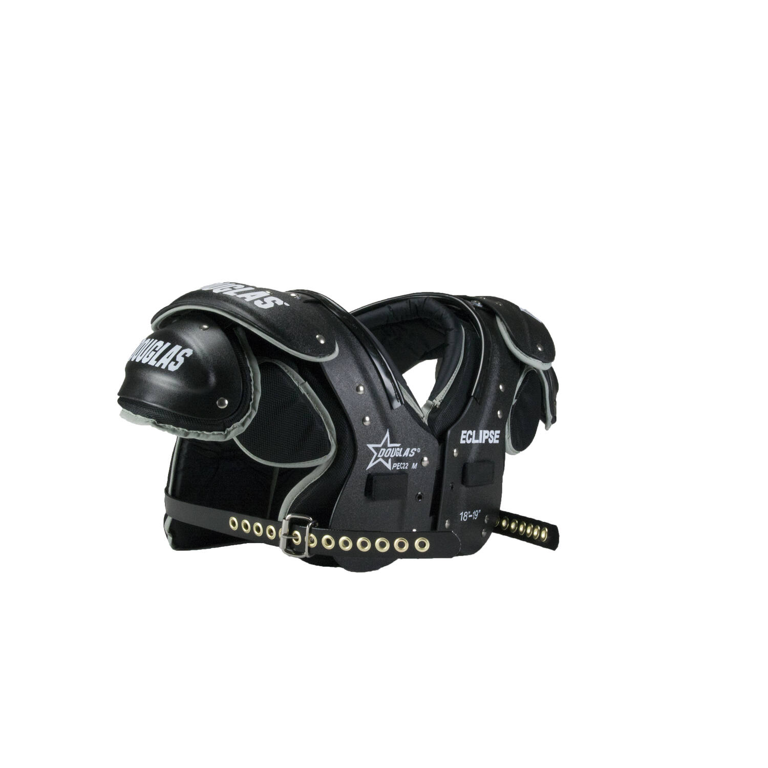 Douglas Eclipse PEC22 Black Edition M Size Adult Skilled American Football Shoulder Pads