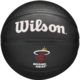 Wilson NBA Team Tribute Mini Black Basketball Team Miami Heat