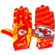 Wilson Adult NFL Stretch Fit Gloves Team Kansas City Chiefs
