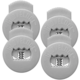 All Star Glovelocks (4 Pack) Color White