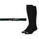 Rawlings Baseball Belt & Sock Combo M Black