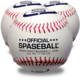 SweetSpot Lightweight Spaseball Baseballs 9 Inch 1.5oz Practice Balls (3 Pack)