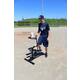 Louisville Slugger L60222 Black Flame | Coil Spring Operated Multi-Sport Pitching Machine