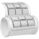 Easton Signal Coach Baseball Softball Elastane Playbook Wristband Color White