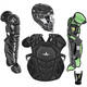 All Star CKCC912S7X Intermidiate System Seven Axis Catcher's Kit | 9-12 Yrs Color Black