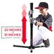 Franklin MLB Flex Top Tee Ball Tee (24954) | Adjustable Baseball Batting Trainer 