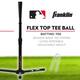 Franklin MLB Flex Top Tee Ball Tee (24954) | Adjustable Baseball Batting Trainer 