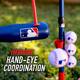Franklin MLB Youth 2IN1 Grow-With-Me Batting Tee | Baseball Adjustable Batting Tee Trainer