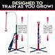 Franklin MLB Youth 2IN1 Grow-With-Me Batting Tee | Baseball Adjustable Batting Tee Trainer