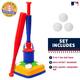 Franklin MLB Youth Super Star Batter 2IN1 Tee Ball Combo | Baseball Adjustable Batting Tee Trainer 